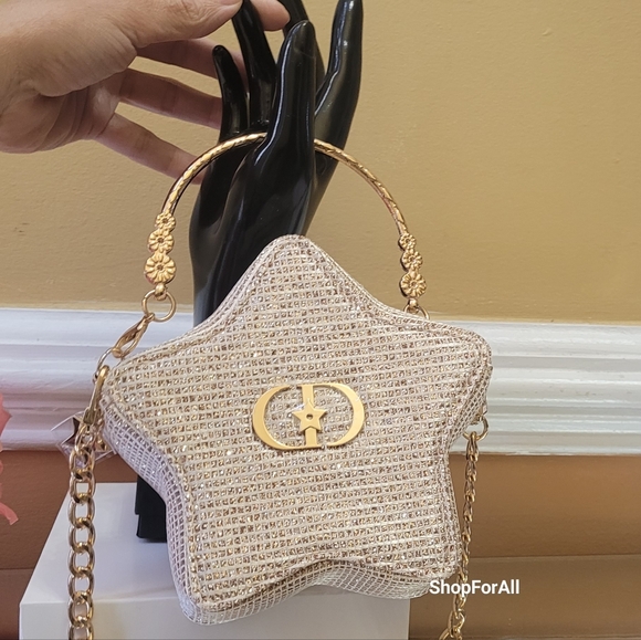 Dior Gold Star-Shaped Women\'s Bag